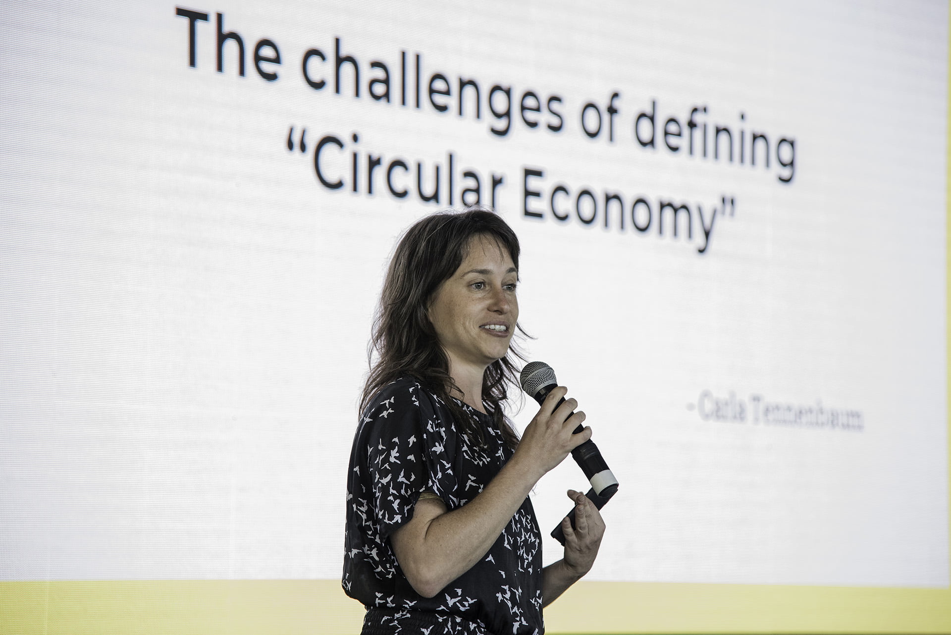 Carla Tennenbaum no Fórum de Economia Circular das Américas